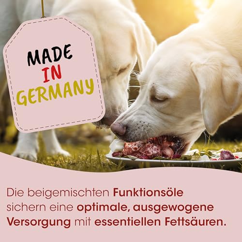 Fit-BARF Futter-Öl für Hunde & Katzen 500ml - Kaltgepresstes Leinöl, Essentielle Fettsäuren, Omega-3-Nahrungsergänzung