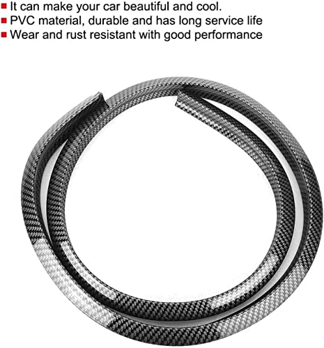 Image of Car Wheel Eyebrow Strip 1.5m Fender Extension Moulding Flares Trims Rubber.