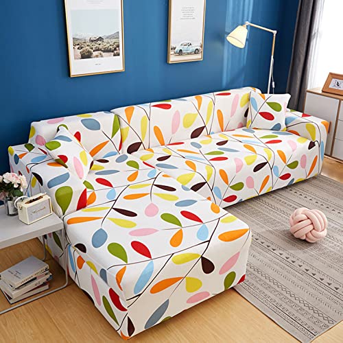 Housse de canapé sectionnel lavable et extensible pour salon - 2