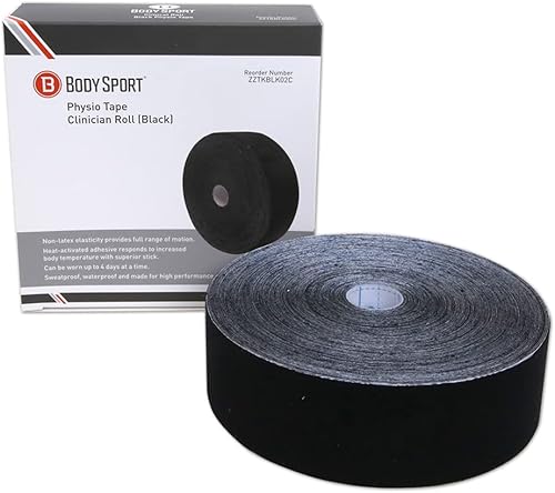 Body Sport - Cinta de fisioterapia, cinta de kinesiología para apoyar músculos y articulaciones