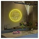Photo Gallery menge lampada segnaletica insegna al neon flower bar, luce al neon a led flower bar per decorazioni da parete per feste, pub e bar 35cmx35cm(c) Photo Gallery menge lampada segnaletica insegna al neon flower bar, luce al neon a led flower bar per decorazioni da parete per feste, pub e bar 35cmx35cm(c)