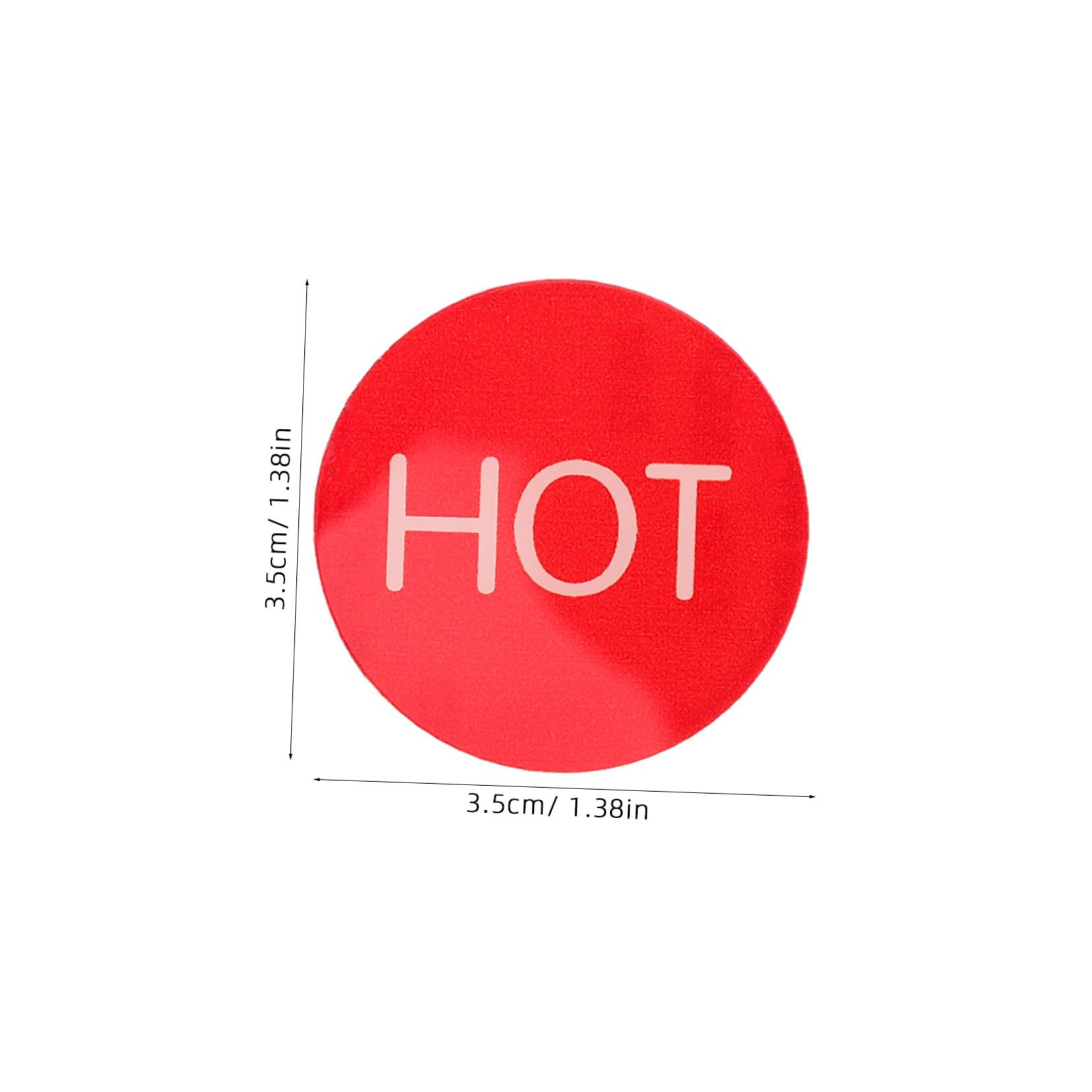 Ciieeo 4sets Heiß Und Label Zeichen Hängen Dekorative Aufkleber Zeichen Für Restaurant Lieferungen 10pairs * 4