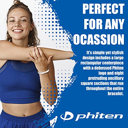 Phiten Metax Modulus Bracelet - Sports Waterproof Silicone Bracelet Wristband for Alternative Healing - Power Elastomer Zone with Metax Technology Spheres4