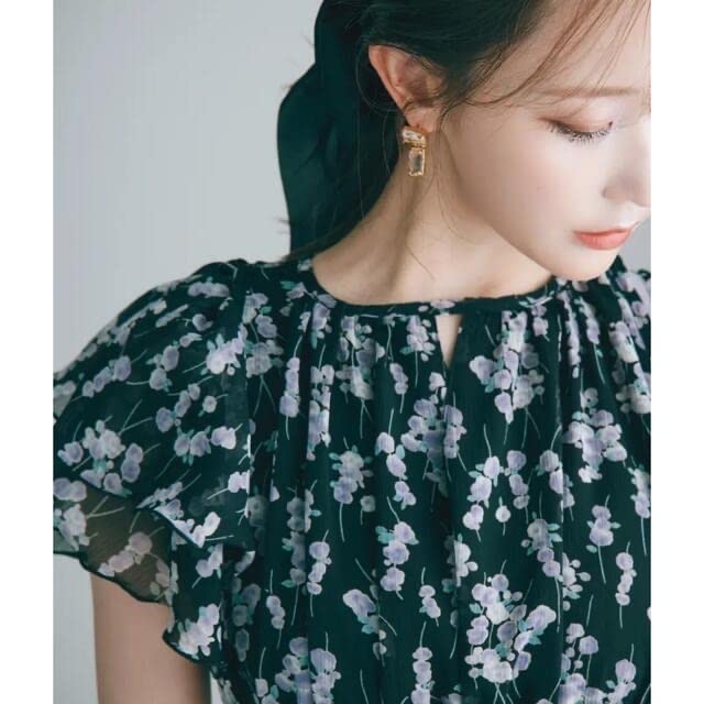 Amazon.co.jp: Crayme, 3way Sleeve Flower Dress black : おもちゃ 