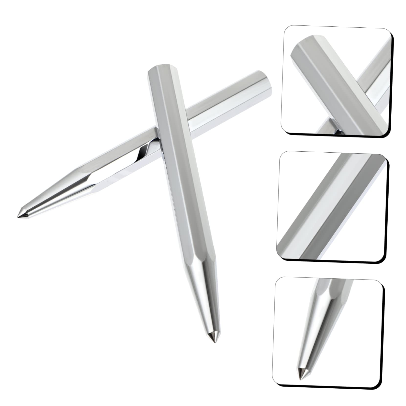 HEALEEP Drilling Positioning Punch Chisel 2pcs Alignment Punches High-carbon Steel Set