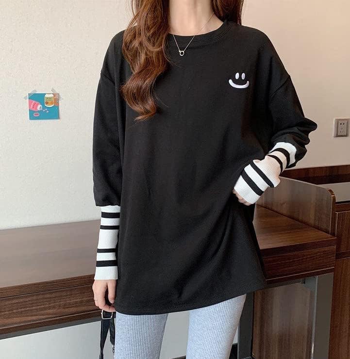 KANGGUI レディース長袖Tシャツ ジャケットとの重ね着