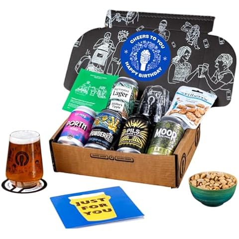 Premium Craft Lager Birthday Gift Hamper Cover