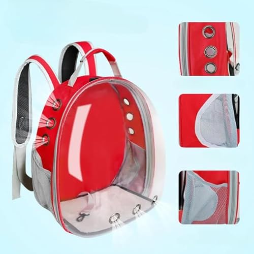 Mochila Pet Transporte Cães Gatos Visão Panorâmica Conforto Ventilação Segurança Design Moderno Viag