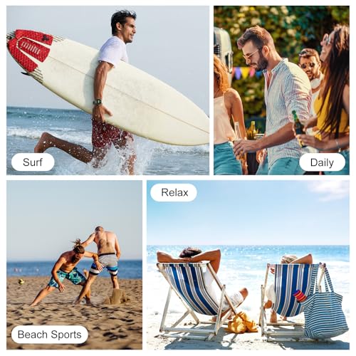 Mens Swim Trunks Mesh Lining Bathing Suit Mens Board Shorts Swimwear with Pockets4