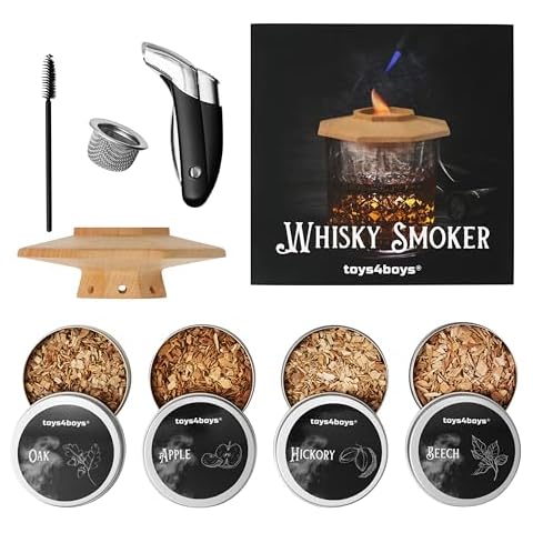 Whisky Smoker Kit with Wood Chips Cover