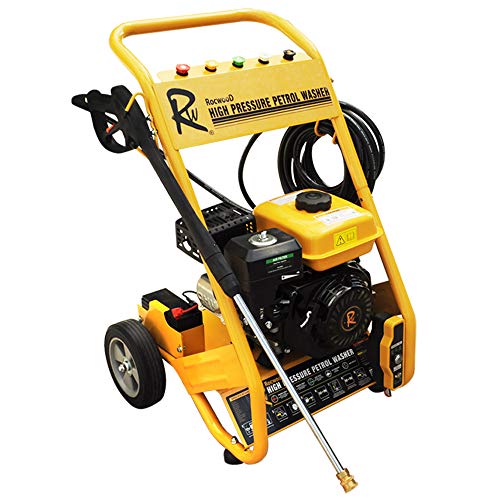 RocwooD Petrol Pressure Washer 3950 PSI 7HP ELECTRIC START Jet Power Portable Driveway Garden Car...