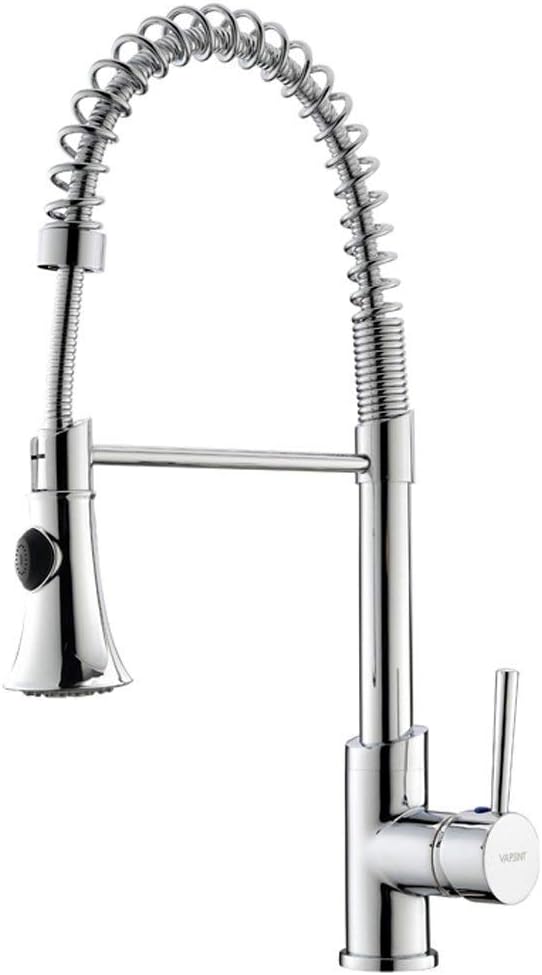 WitsinhomeChorm Pull Out Pull Down Sink Mixer Kitchen Taps,Cold and Hot Water