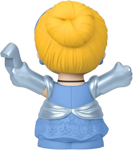 Miniatura 4 de Mattel Pieza de repuesto para el juego Fisher-Price Little People - HJW75 ~ Figura de repuesto de princesa Cenicienta ~ Ella sostiene una zapatilla