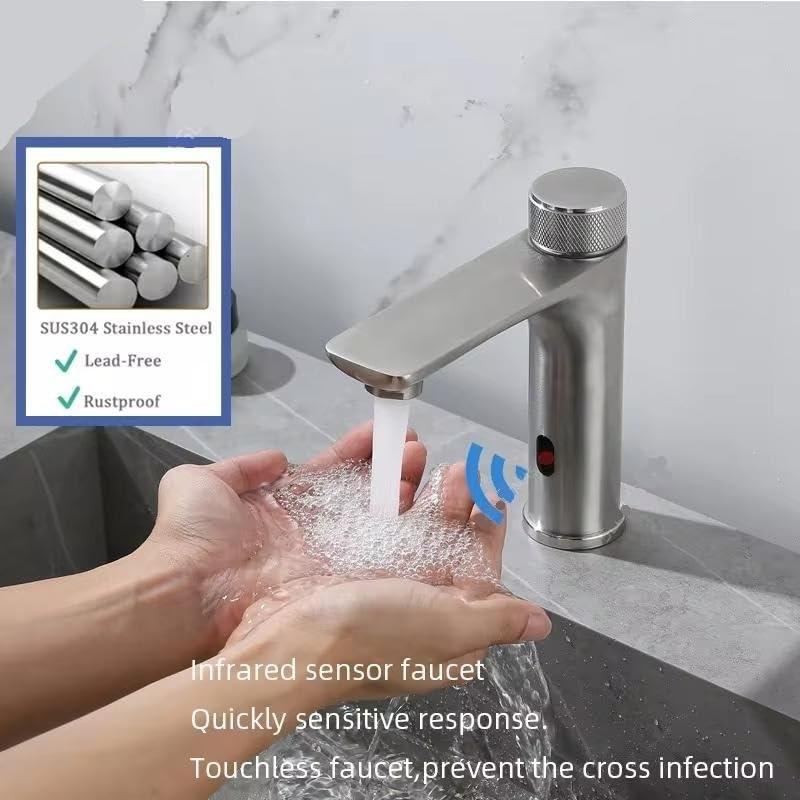 Mitigeur de salle de bain automatique pour une vasque moderne et propre - 5