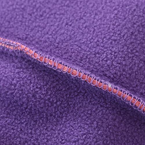 Boys Fall Jacket Toddler Boys Girls Long Sleeve Solid Color Winter Fleece Zippered Coat Jacket Thicken (Pink, 7-8 Years)2