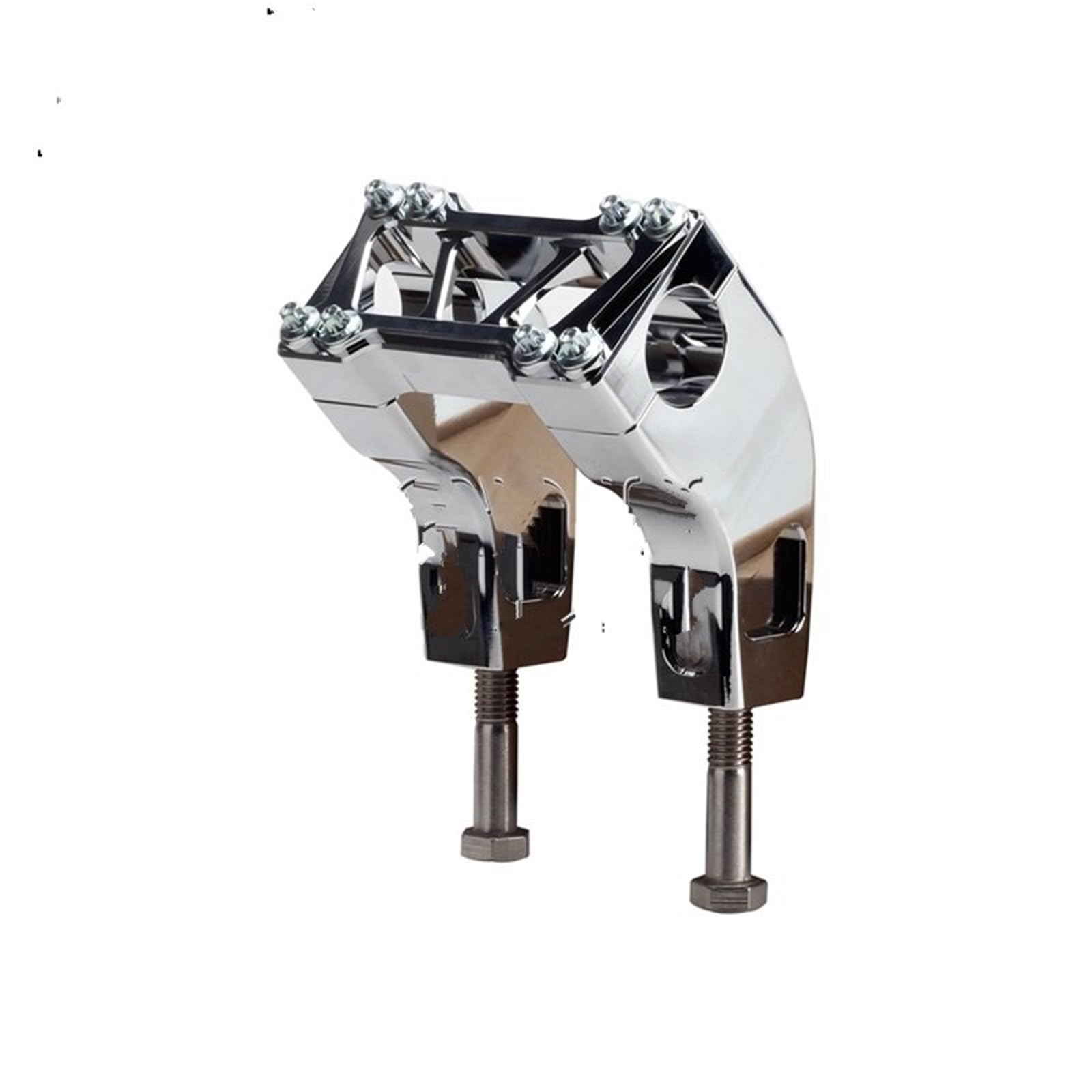 Rury sterujące motocykla 28mm kierownica t-bar bary 4 "-14" Riser pasuje do Harley Sportster 1200 883 Softail Street Bob FXBB Custom Chopper Bobber(4 inch chrome)