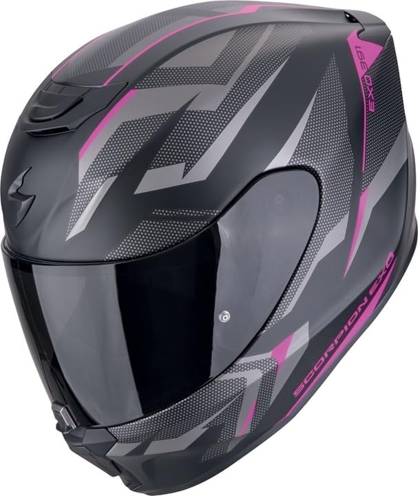Casco Moto Integrale Scorpion EXO-391 AAXO Nero Opaco Rosa Vendita - Foto 5