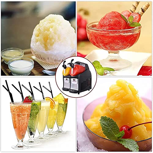 ENPAP 300 W Slushie-Maschine, 2 l x 2 Doppeltank-Smoothie-Slushy-Maschine, Mini-Slush-Getränkebereiter, schnelle Zubereitung von Slush für Zuhause und Gewerbe – Bild 8