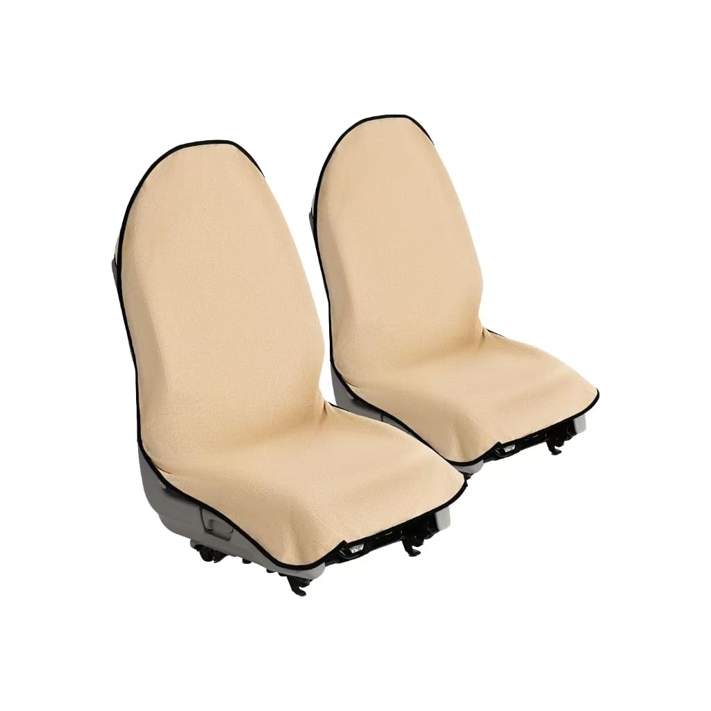 Woniyal 1 Pcs Car Seat Towel Cover for Fo-rd Focus Fiesta Fusion Kuga Edge VIGNALE ST-Line S/C-MAX Escape, Non-Slip Sweatproof Front Seat Protector Gym Workout Running Cushion Polyester Washable