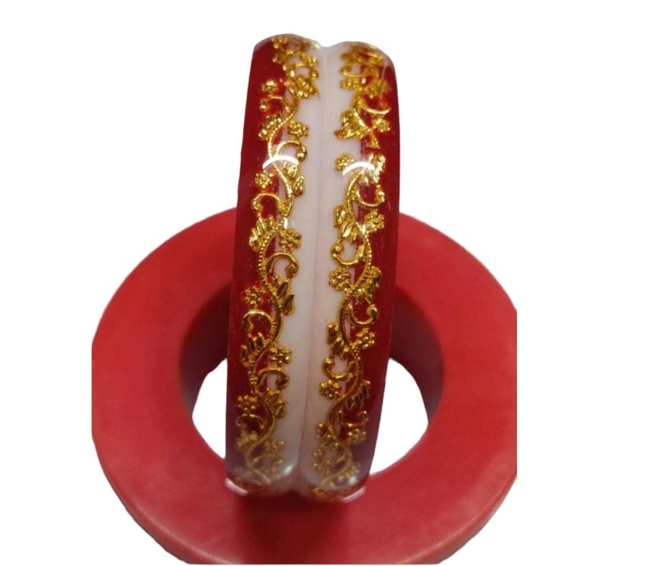 SHEEVSHAKTI Shakha Pola Bangles For Women | Bengali Bangle For Married Women (Design-3, 2.4) (B0C7R9N8PT) Amazon Price History, Amazon Price Tracker