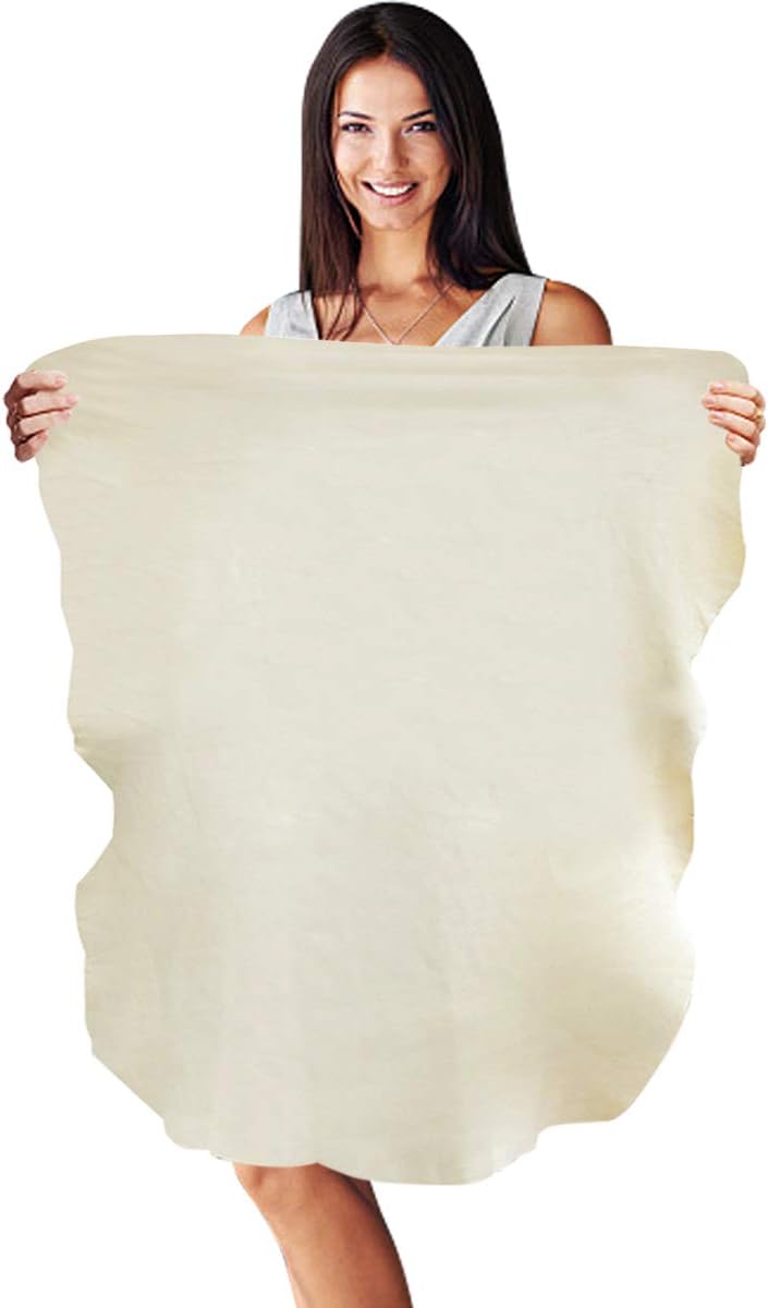 VIVOTE Chamois Cloth for Car Natural Chamois Leather Car Chamois Drying Towel,60 cm X 80 cm 5.8 Square FT