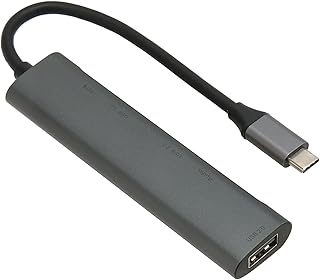 USB C Hub, Multi Port USB Type C Hub, Adapter USB C Dongle for MacBook Pro, 5 in 1 USB C to HDMI Multport Adapter for Home...