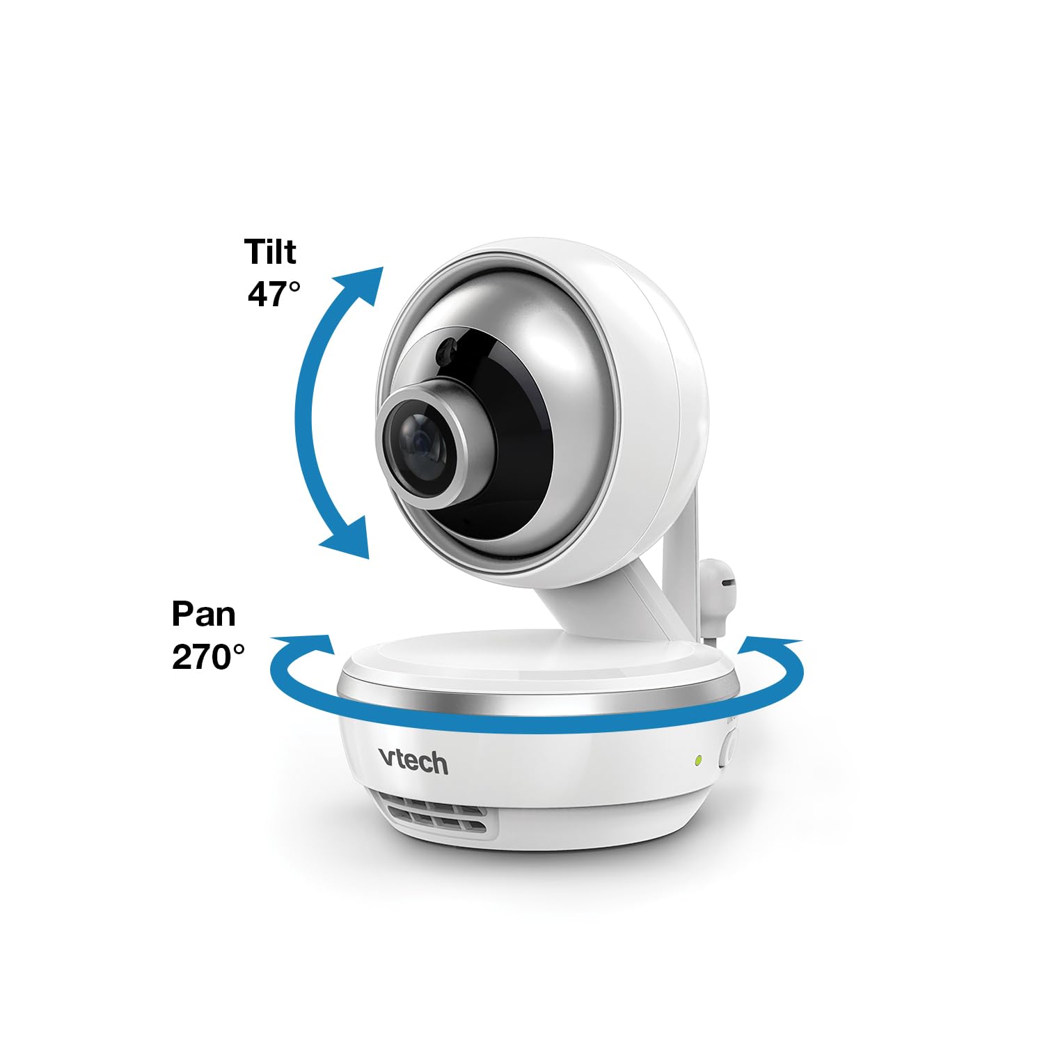 VTech Indoor - Babyphone Vidéo Vision XXL BM4550 - Babyphone Vidéo -720p- Très Grand Ã‰Cran - Version FR, 1 Unité (Lot De 1)