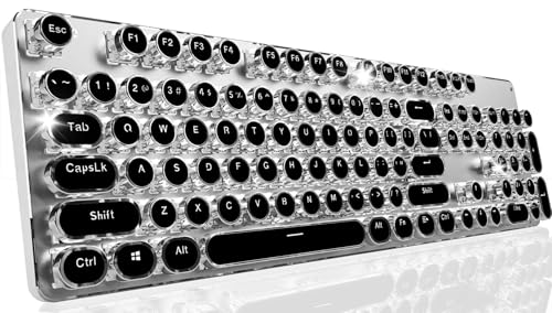 Teclado Mecánico Inalámbrico TK950 Retro Bluetooth
