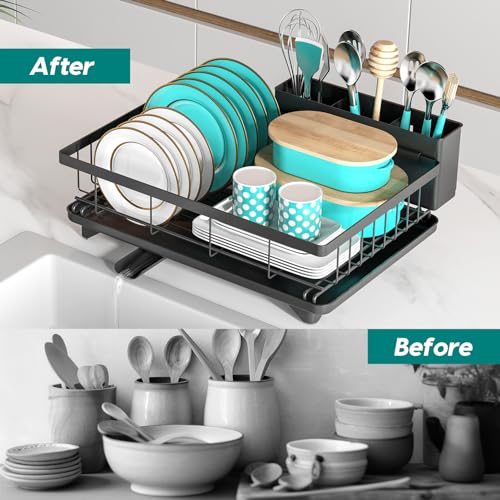 Merrybox DD42-01 Dish Drying Rack Space-Saving Dish Racks thumb #7