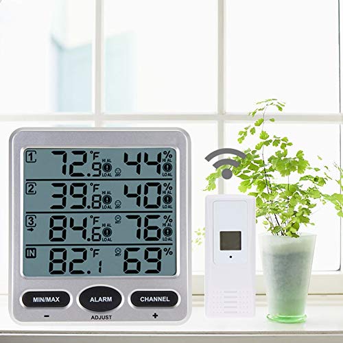 AFGD Digital Thermometerweather Wireless Lcd Digital Thermometer Humidity Indoor/Outdoor