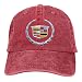 Produktbild AASPOZ Men Womens Vintage Adjustable Casquette Cadillac 2000 Logo Baseball Cap, Black