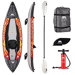 Aqua Marina, Memba 10'10", Kayac, Multicolor, U, A...: Longitud: 10'10 "/ 330cm Ancho: 35 "/ 90 cm Peso: 29.5lbs / 13.4kg Max. Carga útil: 242 libras / 110kg; Max. Pasajeros: 1 Cámaras de aire: 2 + 1; Válvulas de drenaje: 1 + 2