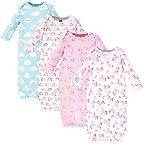 Image of Luvable Friends Baby Girls' Cotton Gowns