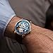 Imagen de Agelocer Reloj analógico de lujo Tourbillon de doble cara para hombre con diseño de reloj mecánico de acero inoxidable