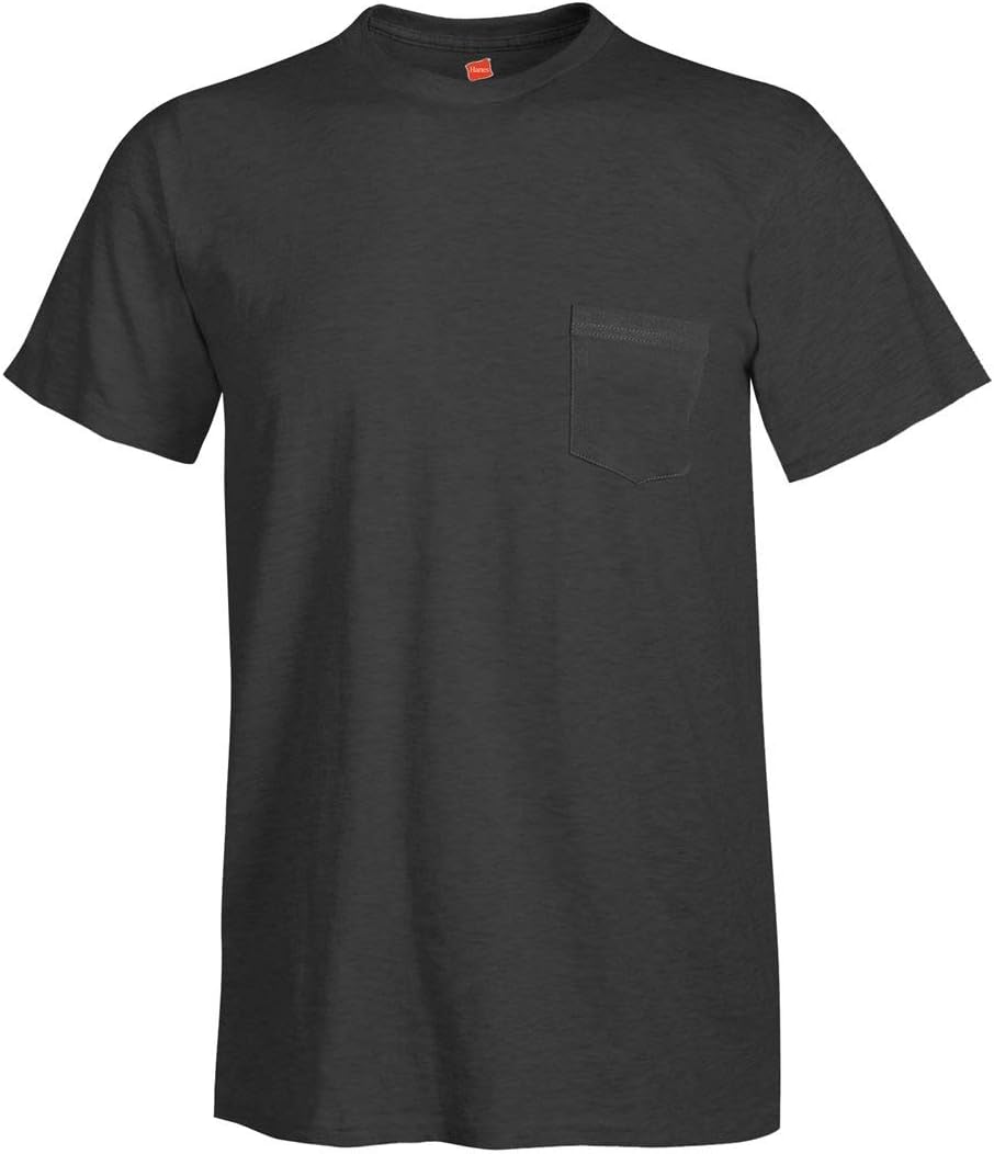 Hanes Men's Nano Premium Cotton Pocket T-Shirt (Pack of 2) - Image 2