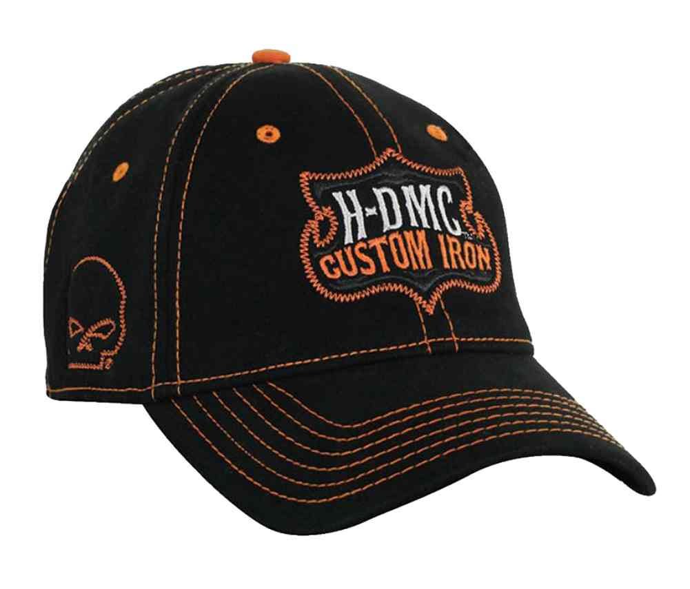 Harley Davidson Mens Stretch Fit Cap Willie G Skull Custom