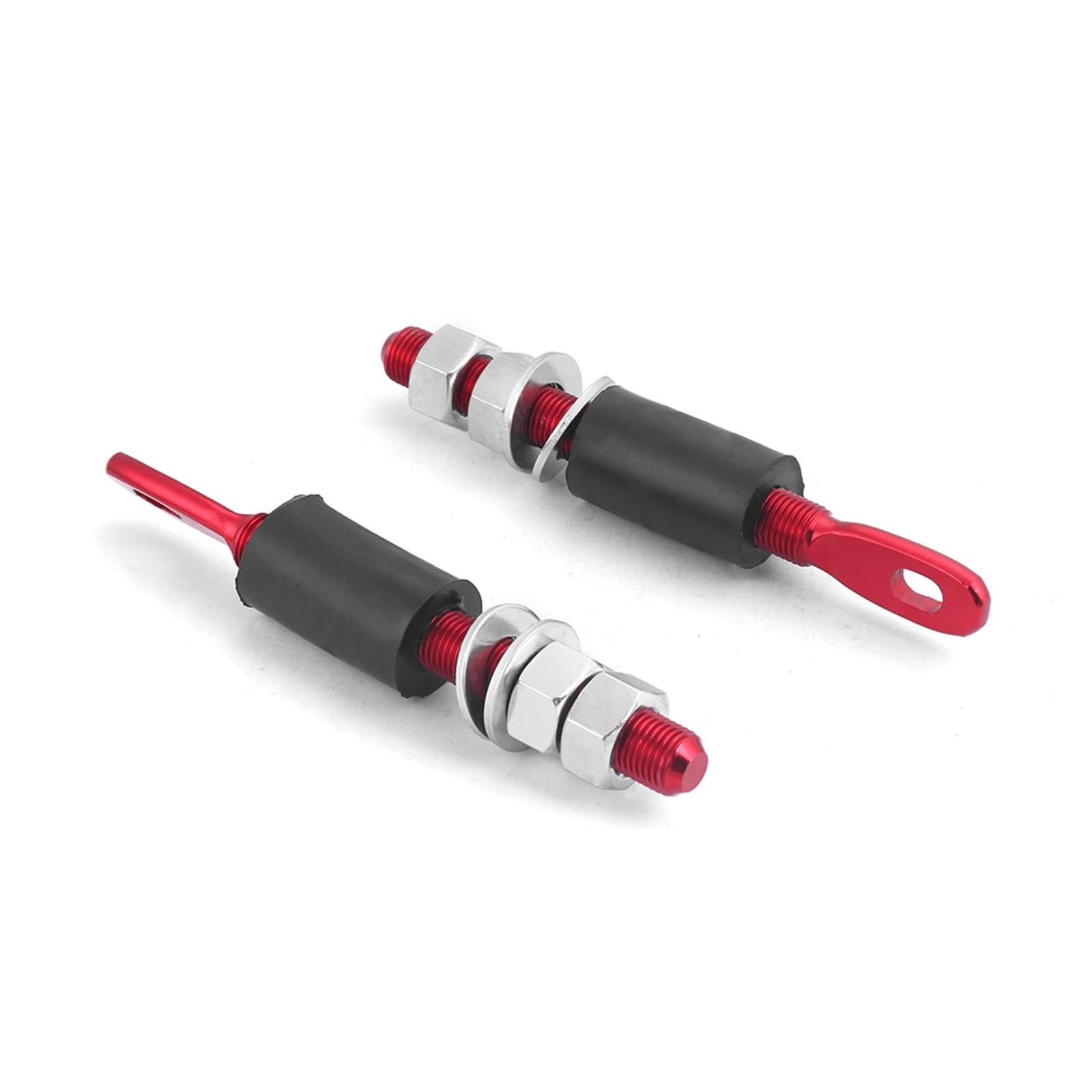 Chiusura di bloccaggio cofano anteriore Perni del cofano con serratura a sgancio rapido per auto da per corsa, senza kit di chiusura a chiave(Carbon Fiber)