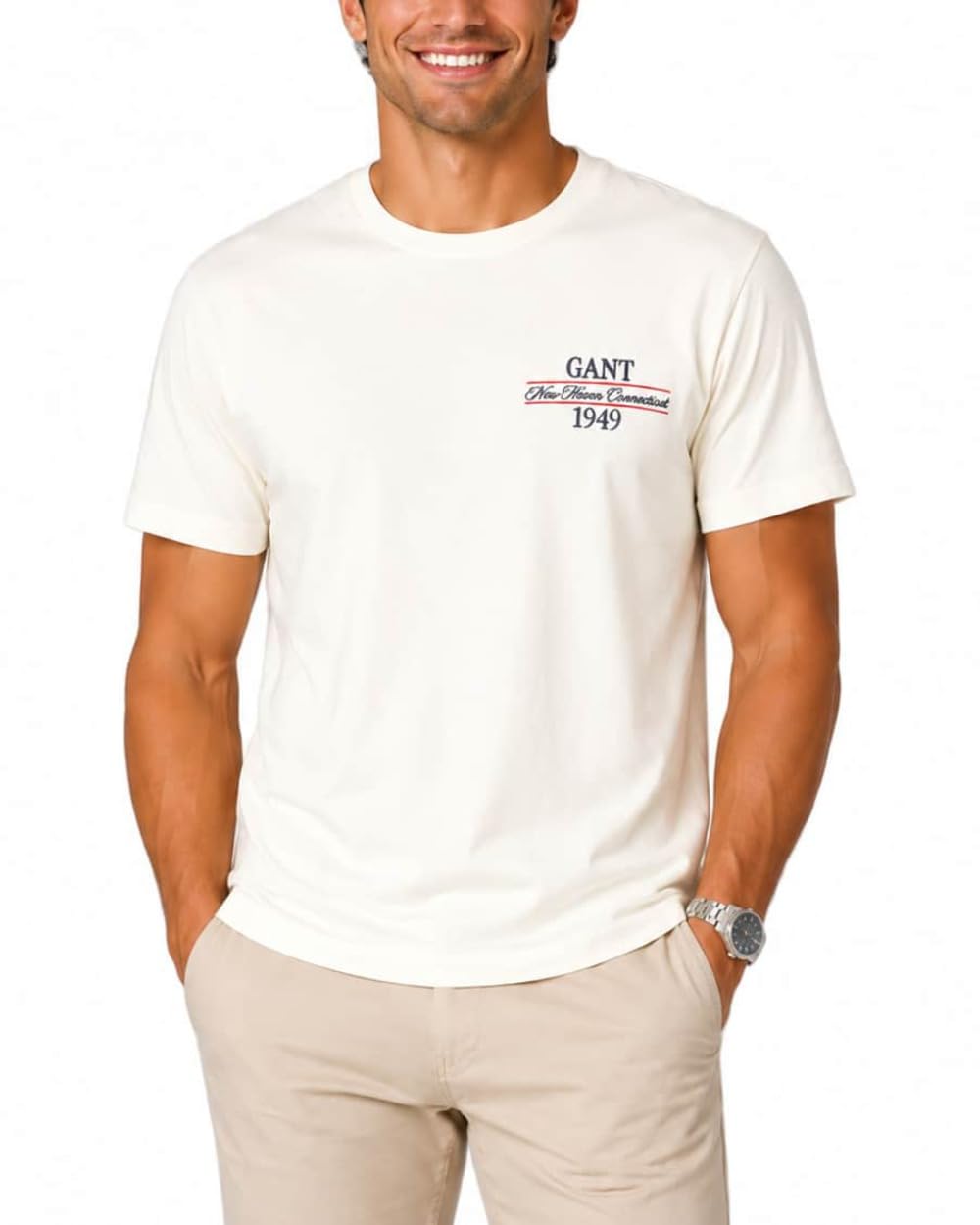 Gant Herren Graphic Ss T-Shirt T-Shirt