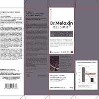 Dr.Melaxin Peel Shot Black Rice Exfoliating Ampoule, Face Exfoliator with AHA BHA Niacinamide Rice Bran Water, Blackhead Remover, Pore Minimizer, Brightening Glass Skin Serum, Korean Skin Care, 2.7 oz — image 9