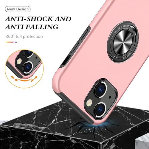 Coque iPhone 13 antichoc pour éviter les chutes avec son anneau arrière