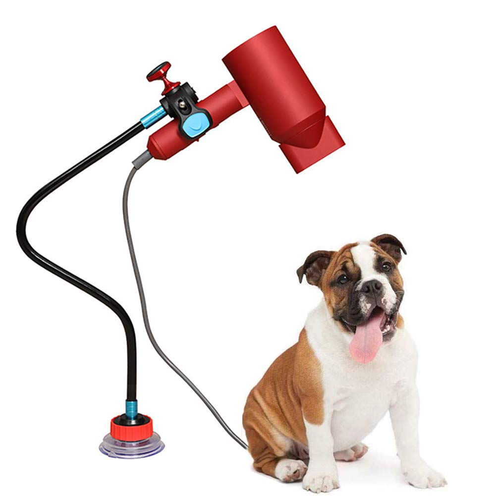 Support sèche-cheveux mains libres rotatif 360° avec socle lourd stable