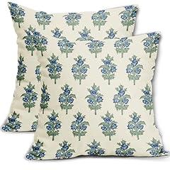 Sage Green Blue Floral