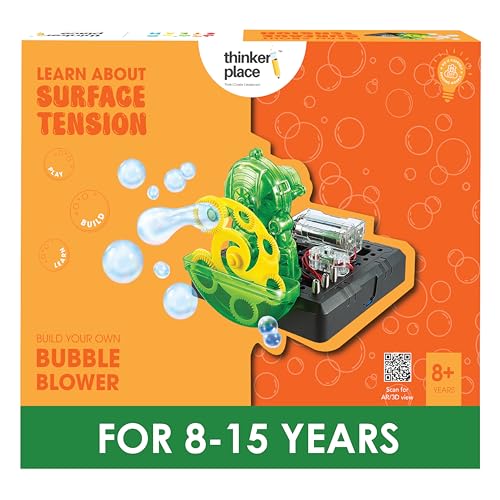Image of Bubble Science DIY Kit | Build, Learn & Play | STEM Toy for Kids Age 8+ | Surface Tension Learning Kit with AR Experience | Fun Educational Game