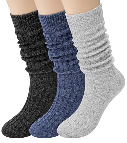Loritta Wool Socks for Women Winter Warm Long...