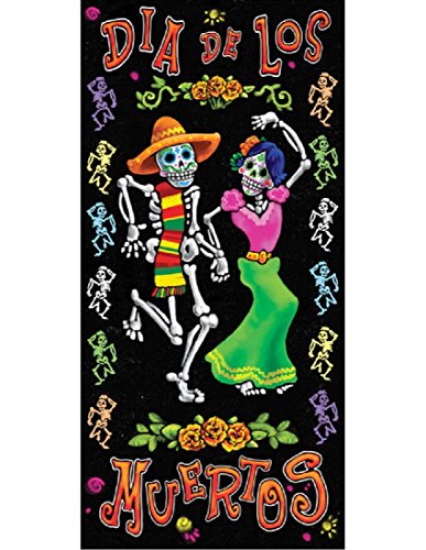 Day Of The Dead Door Cover Party Accessory (1 count) (1/Pkg)
