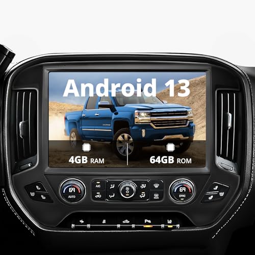 Radio para auto 10.1 pulg para Chevy Silverado GMC Sierra miniatura 1