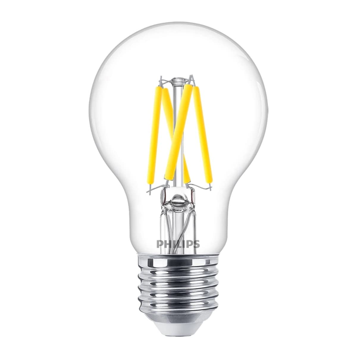 Philips Master LEDbulb E27 Pear Filament Clear 3.4W 470lm - 922-927 Dim to Warm | Best Colour Rendering - Dimmable - Replaces 40W