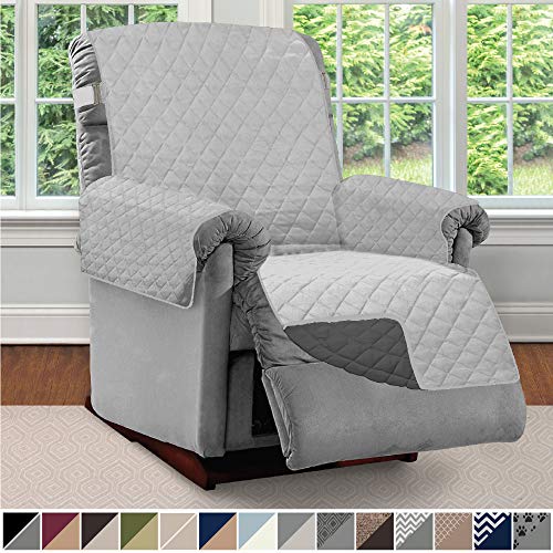 Sofa Shield Original Patent Pending Reversible Large Recliner Protector, Seat Width to 28
