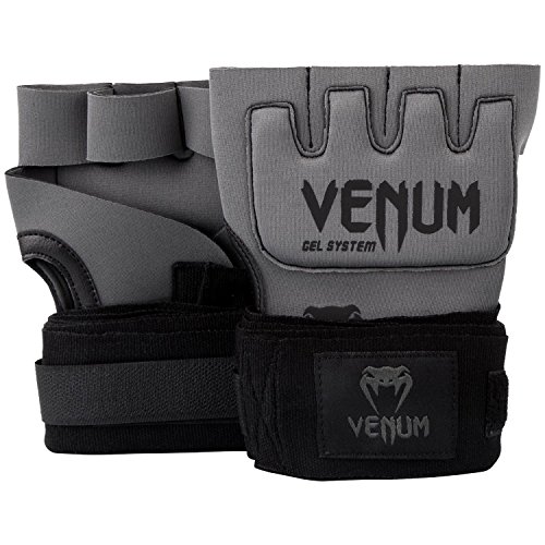 Venum Ãƒ´xenumu Jeruãƒ»Guro-Burappu Contact (Gray/Gel Glove Wrap Kontact Grey #TOP26