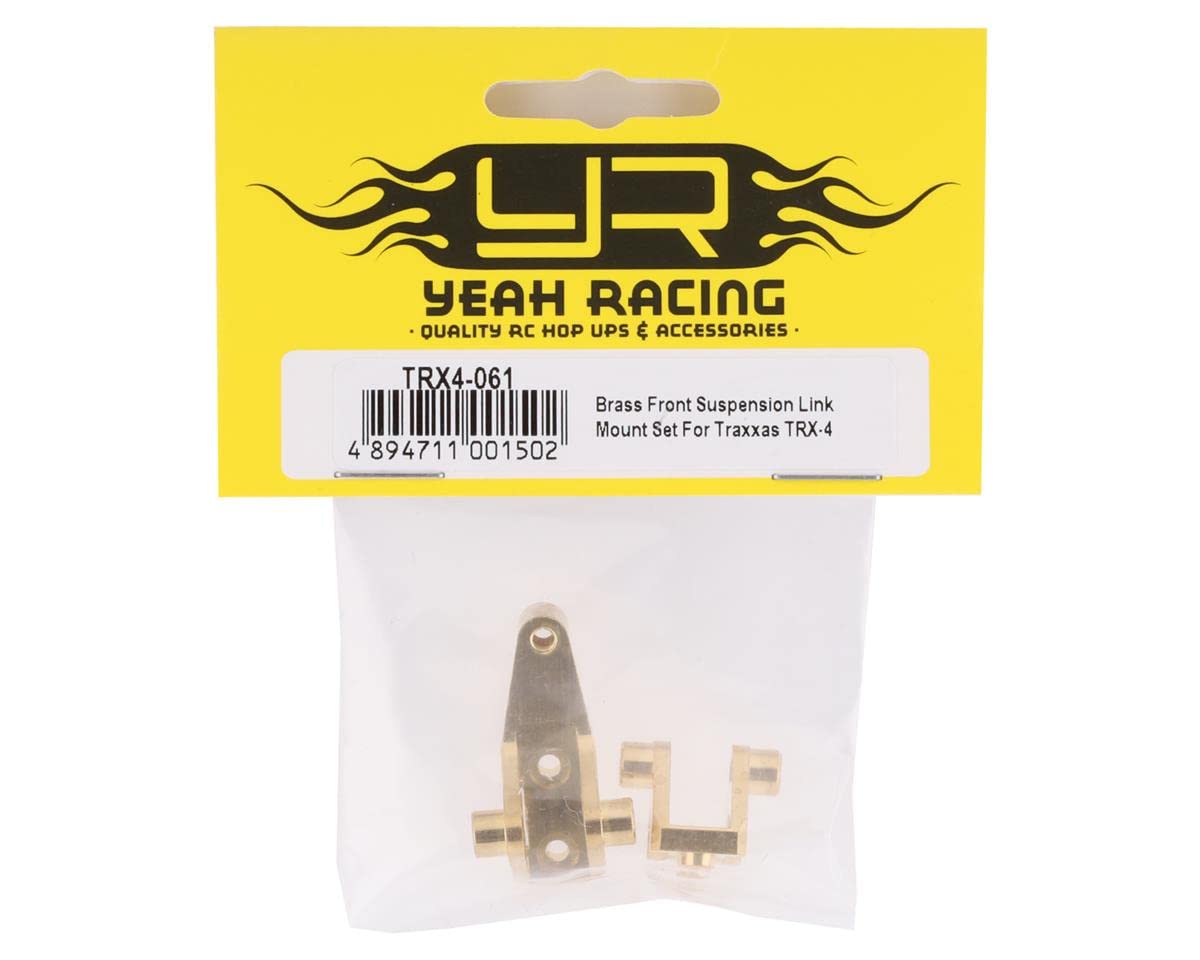 Yeah Racing Brass Front Suspension Link Mount Set for Traxxas TRX-4#TRX4-061